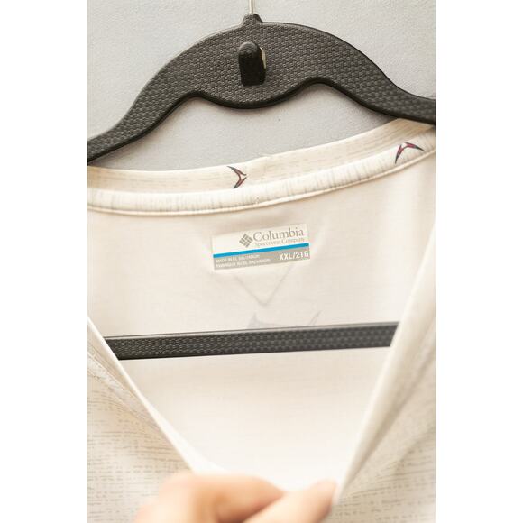 Columbia PFG Fish Flag Long Sleeve Performance Shirt XXL – Like New - Picture 5 of 5